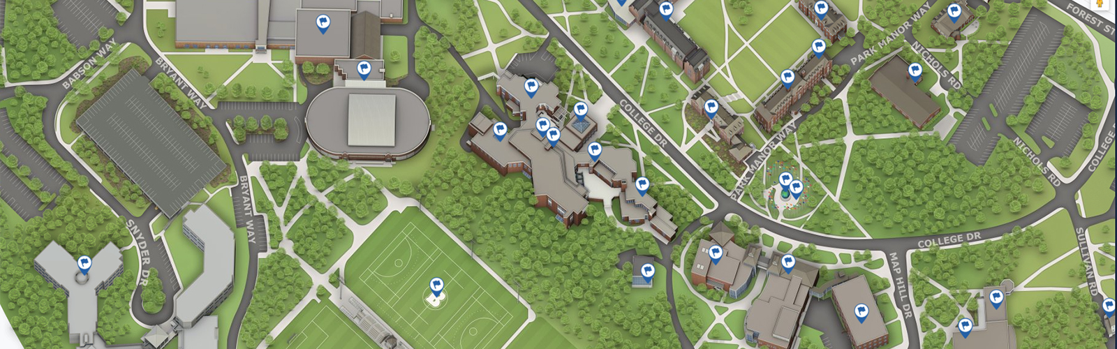 Babson Wellesley Campus Map