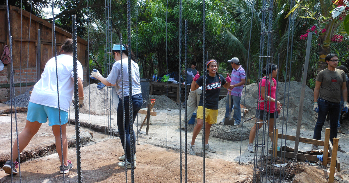 Foundation with Rebar