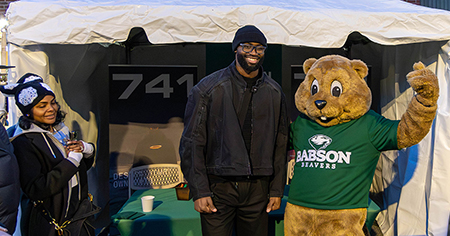 Big Man on Campus: Basketball Star Jaylen Brown Visits Babson