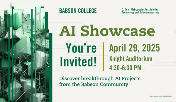 Babson College AI Showcase Babson College AI Showcase