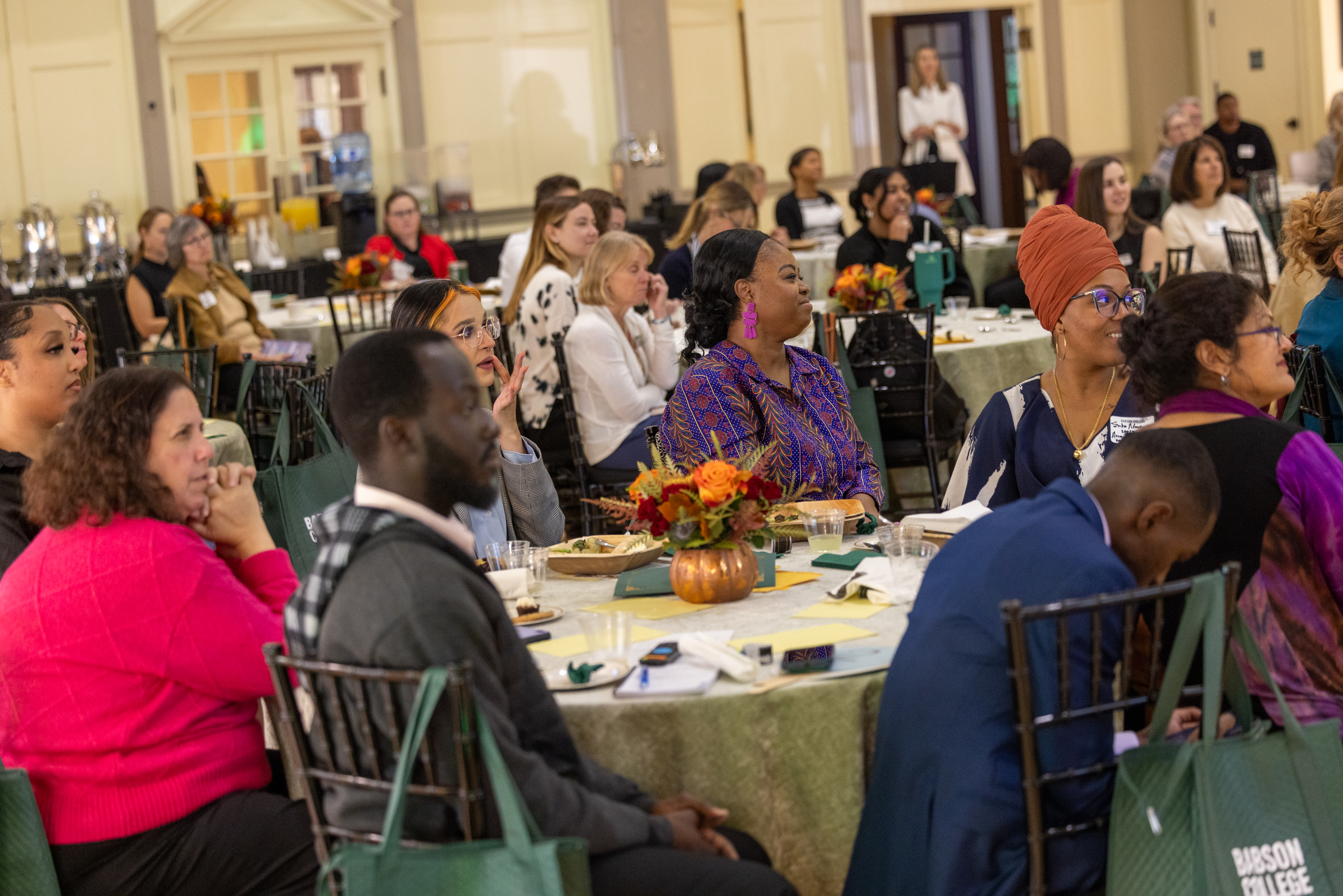 Inclusive Excellence Summit People sitting at round tables
