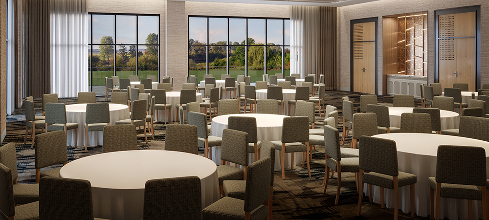 Conference rendering of ballroom