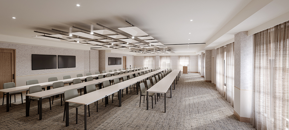 Conference classroom rendering