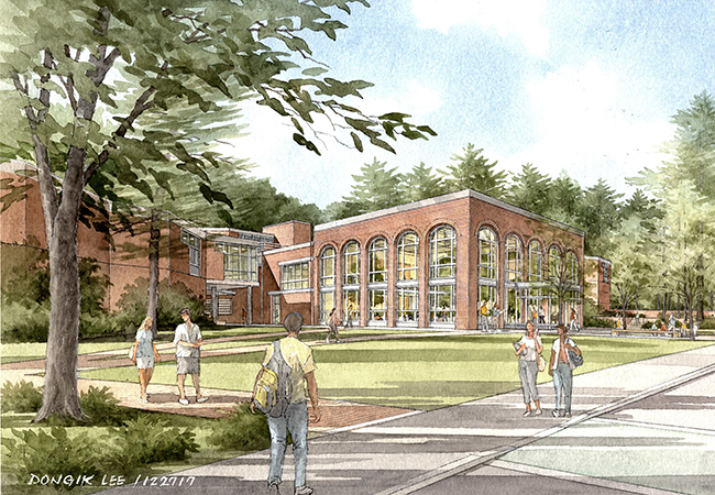 Commons Exterior Render Commons Exterior Render