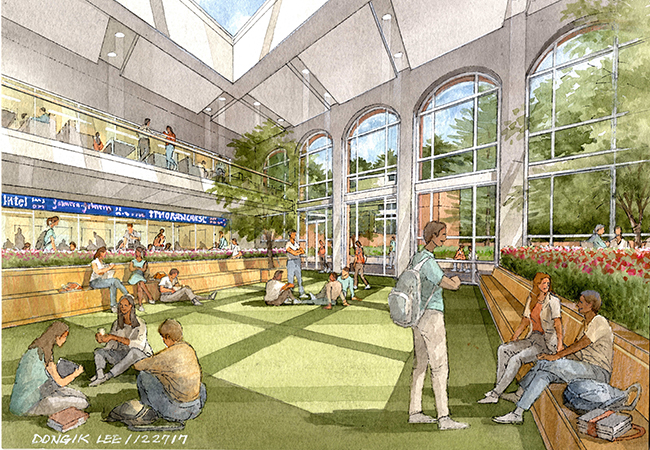 Commons Interior Render Commons Interior Render