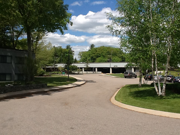 Garage from BECC Entrance Garage from BECC Entrance