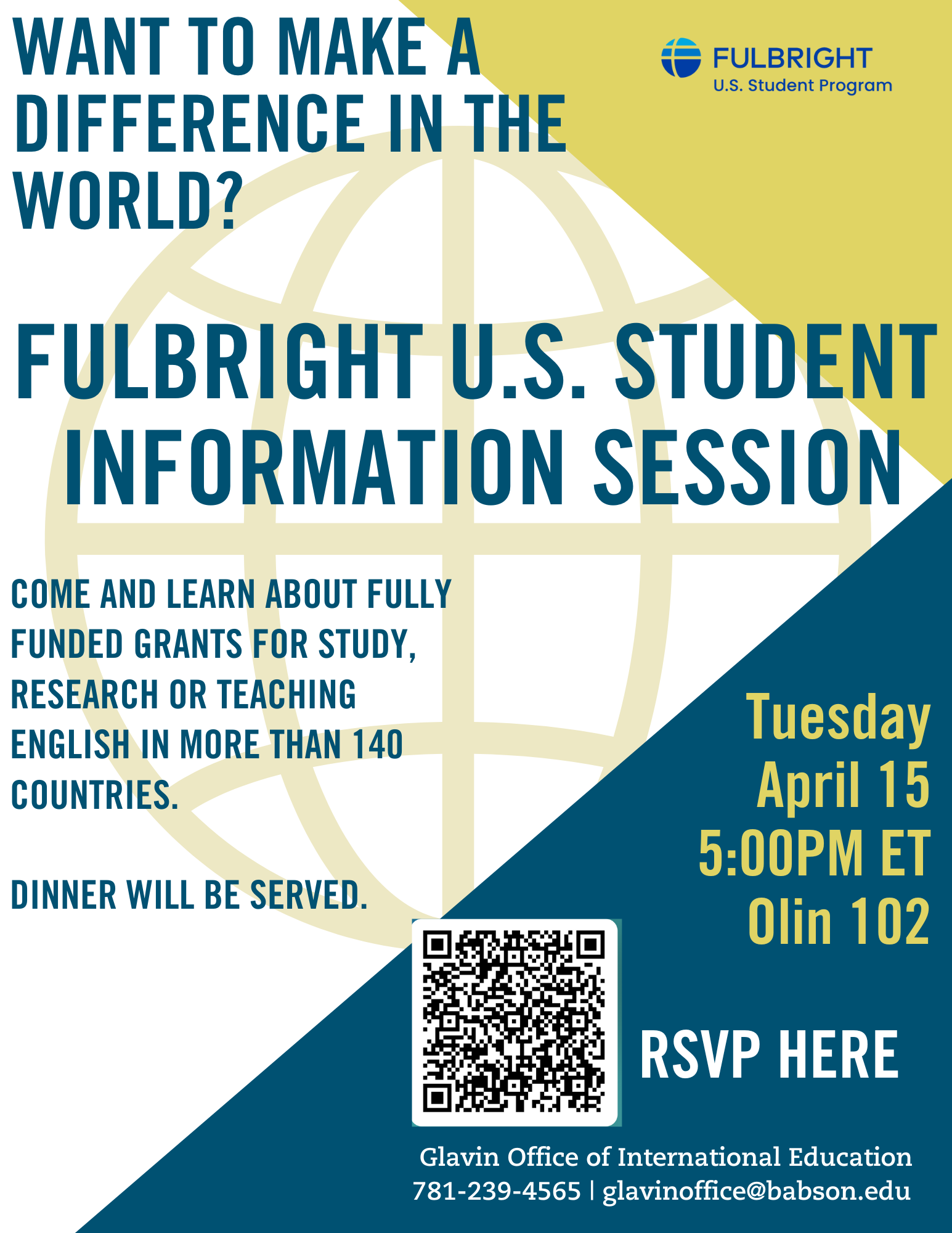 Fulbright Info Session Flyer Sp 2025