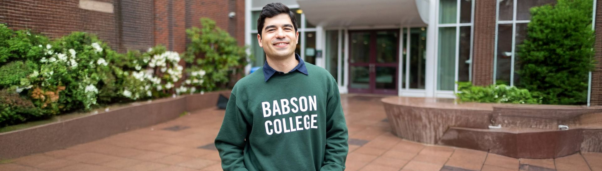 Smiling Student at Babson College
