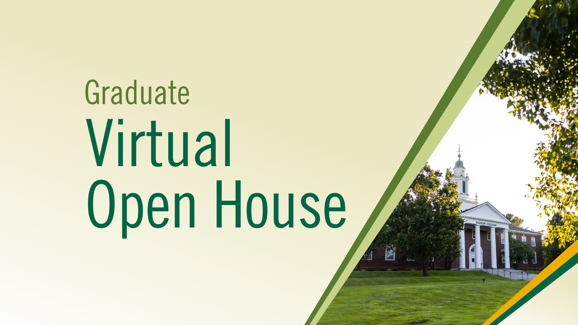 graduate virtual open house