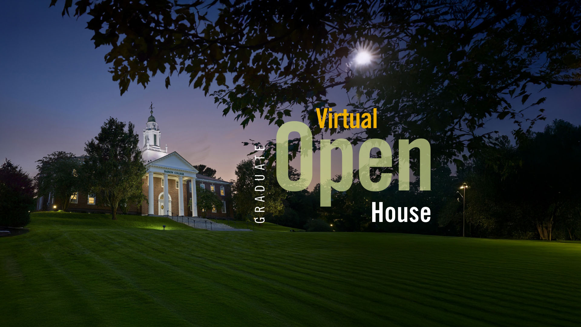 Homepage Header- Graduate Virtual Open House Homepage Header- Graduate Virtual Open House