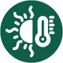 Sun Thermometer Babson Green #064