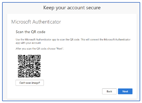 Microsoft Authenticator - QR Code Pairing