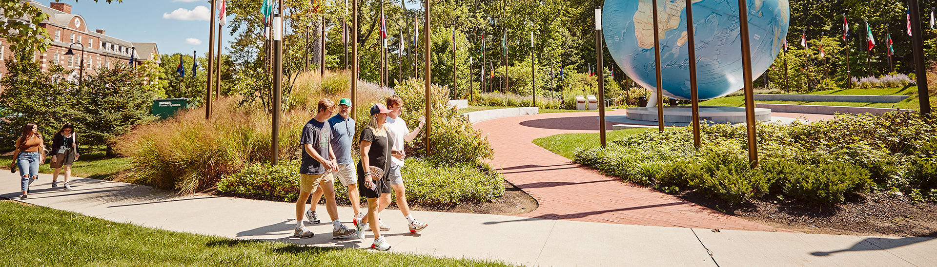 Walking by the Globe