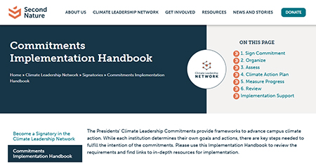 Presidents’ Climate Leadership Commitments