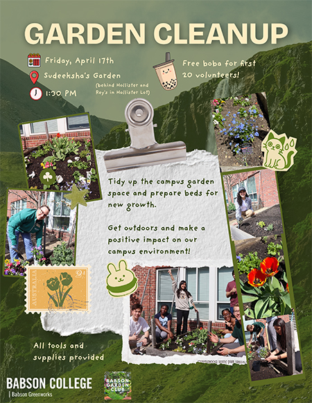 4/17, 1-3 p.m. Sudeeksha&rsquo;s Garden