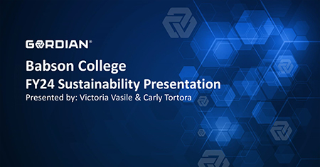 Gordian FY24 Sustainability Presentation