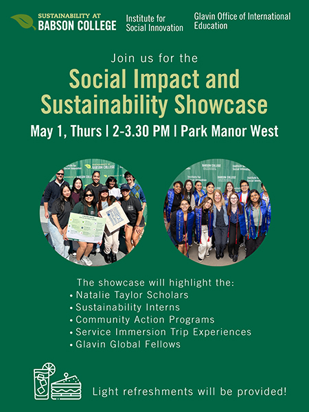 Social Impact and Sustainability Showcase Social Impact and Sustainability Showcase
